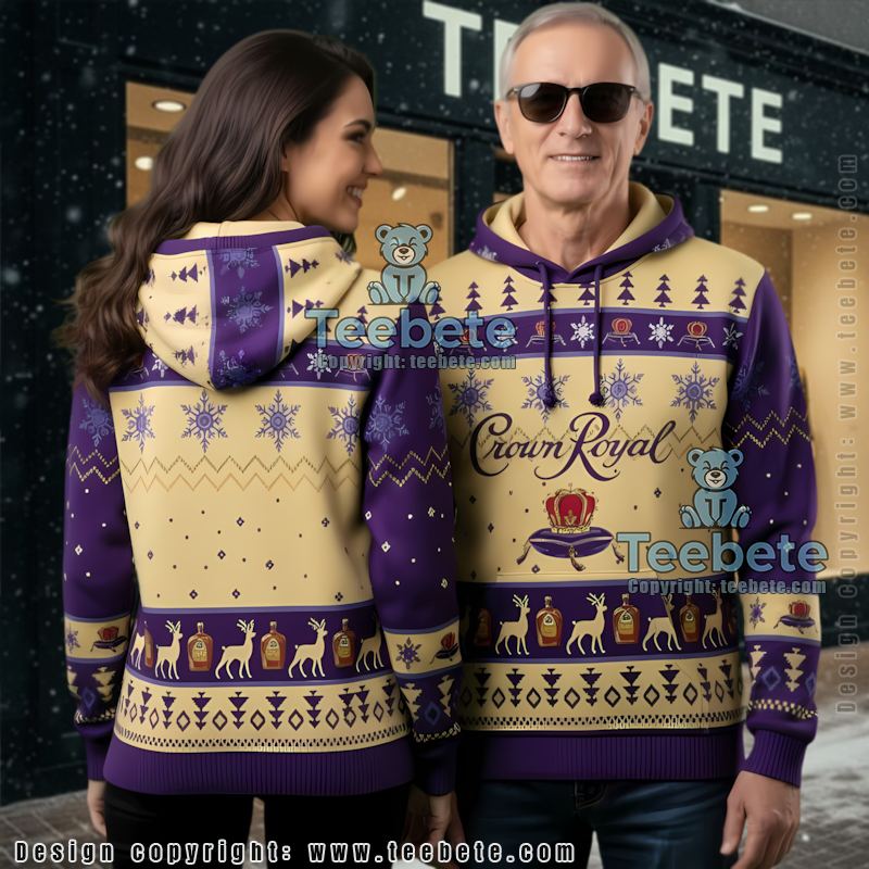 Diet Coke Reindeer Snowy Night Ugly Christmas 3D Hoodie Diet Coke Reindeer Snowy Night Ugly Christmas 3D Hoodie