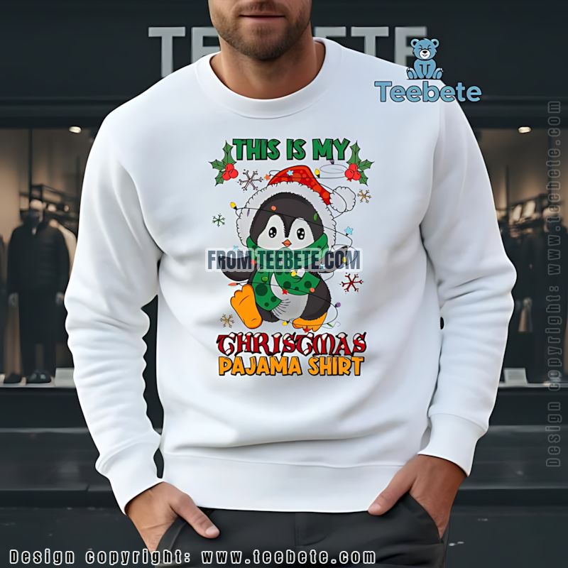 Cute Penguin Christmas Long Sleeve This Is My Christmas Pajama Cute Penguin Christmas Long Sleeve This Is My Christmas Pajama