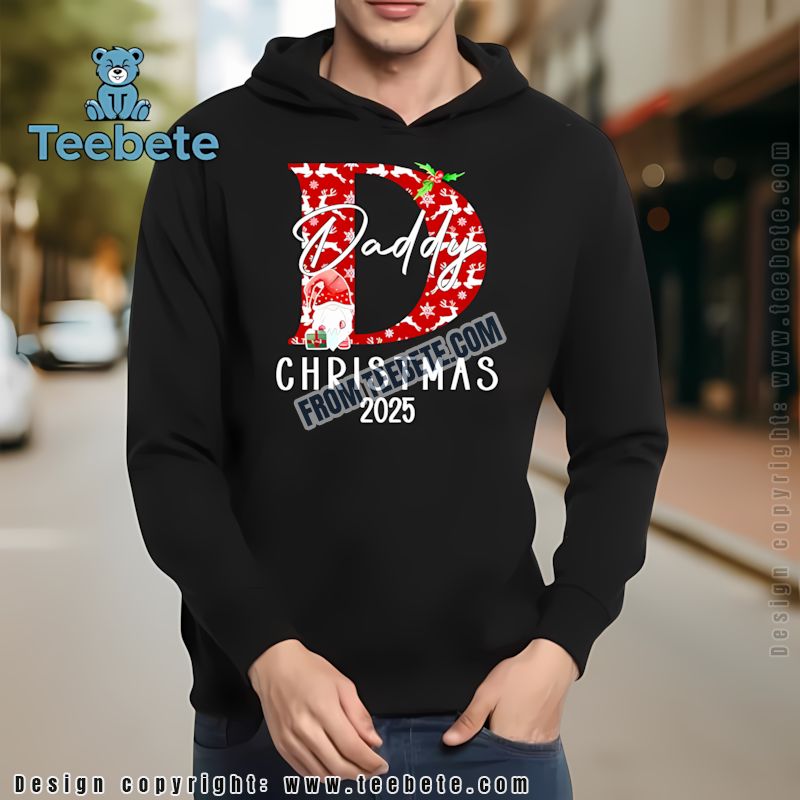 Daddy Christmas 2025 Hoodie New Dad Gift Christmas Gnome Daddy Christmas 2025 Hoodie New Dad Gift Christmas Gnome