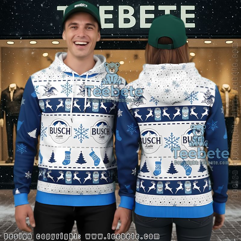 Fireball Whisky Ugly Christmas 3D Hoodie Santa Claus Print