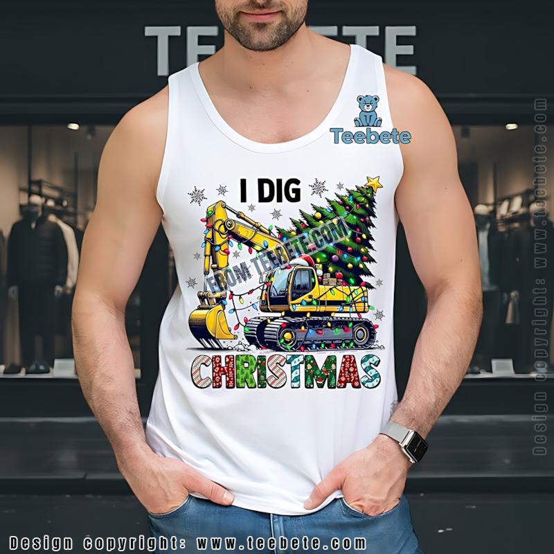 Funny Construction Worker Christmas Gift Tanktop Funny Construction Worker Christmas Gift Tanktop