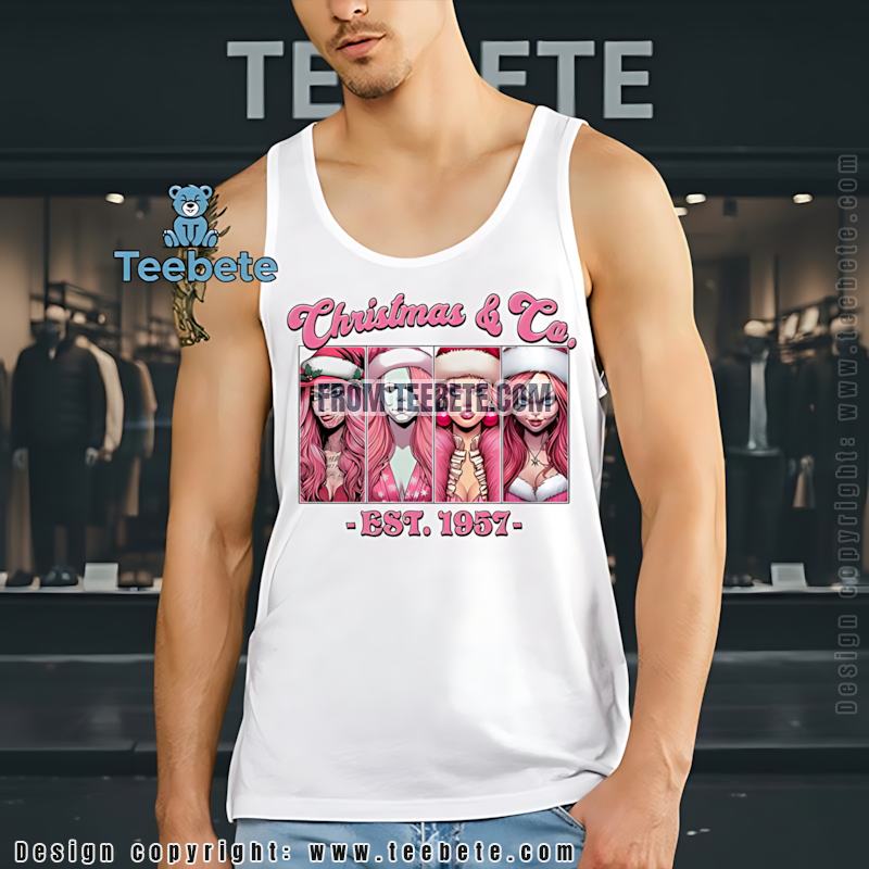 Goth Pink Christmas Girls Tanktop Horror Movie Fan Holiday Goth Pink Christmas Girls Tanktop Horror Movie Fan Holiday