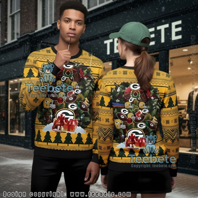 Green Bay Packers Grinch Fan Naughty Ugly Sweater