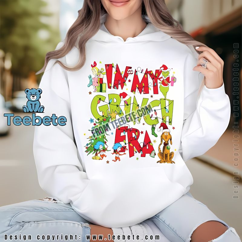 Grinch Era Christmas Hoodie Max Dog Cindy Lou Who Grinch Era Christmas Hoodie Max Dog Cindy Lou Who