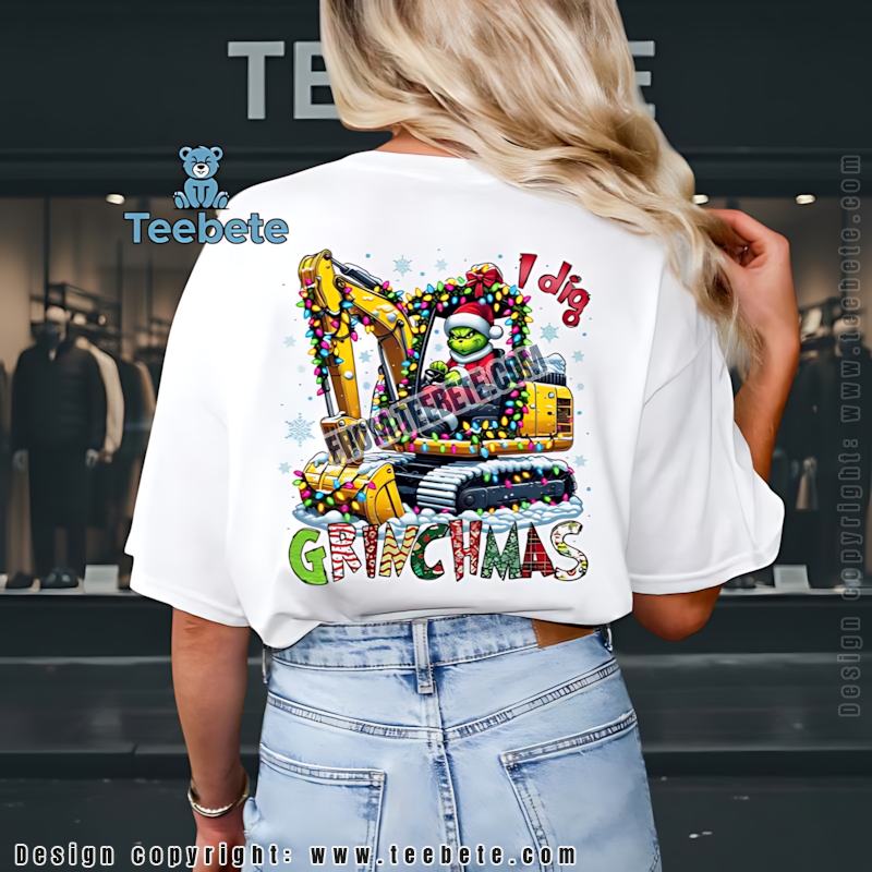 Grinch Literally Freezing Christmas Lights Shirt