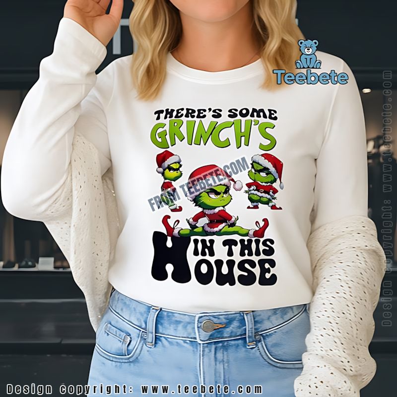 Grinch Splits Pose Christmas Long Sleeve Sassy Holiday Family Apparel Grinch Splits Pose Christmas Long Sleeve Sassy Holiday Family Apparel