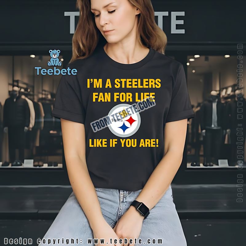 Im A Steelers Fan For Life Performance Dress Shirt