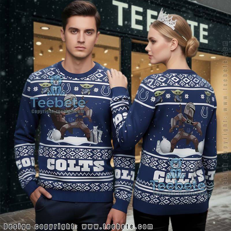 Indianapolis Colts Build The Monster Ugliest Ugly Christmas Sweater Orange Indianapolis Colts Build The Monster Ugliest Ugly Christmas Sweater Orange