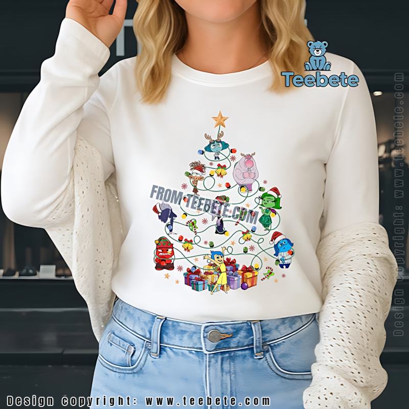 Inside Out Christmas Tree Long Sleeve Disney Pixar Inside Out Holiday Characters Inside Out Christmas Tree Long Sleeve Disney Pixar Inside Out Holiday Characters