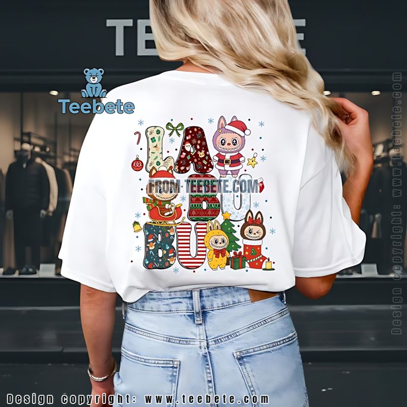 Labubu Christmas Shirt Pop Mart Monster