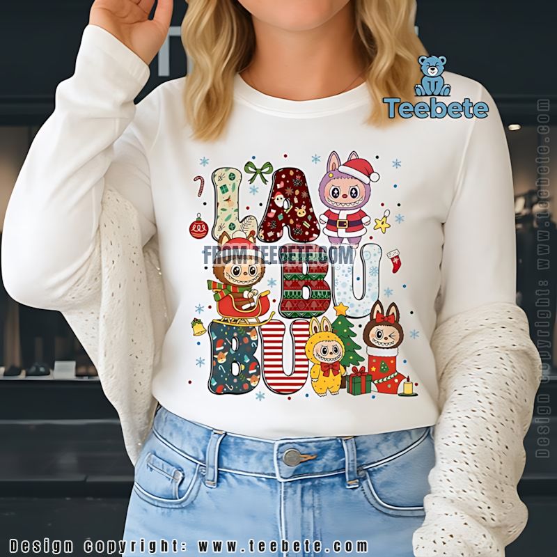Labubu Christmas Long Sleeve Pop Mart Monster Labubu Christmas Long Sleeve Pop Mart Monster