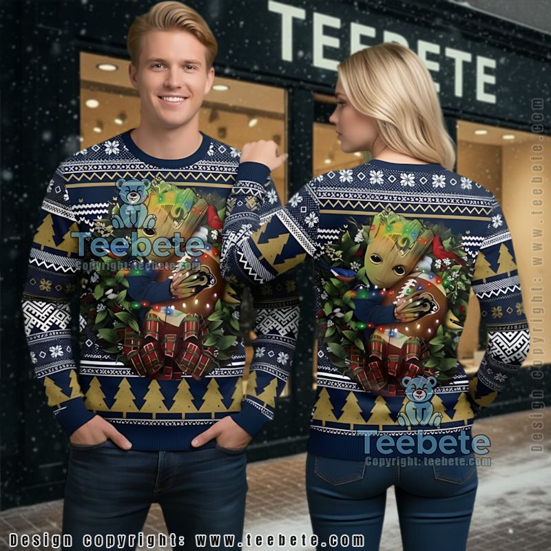 Los Angeles Rams Harley Quinn Funny Ugly Christmas Sweater Black