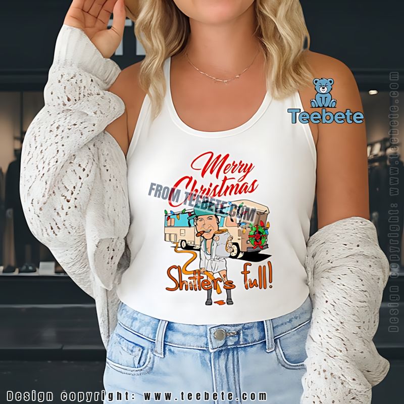 Merry Christmas Shitters Full Funny Movie Tanktop Merry Christmas Shitters Full Funny Movie Tanktop