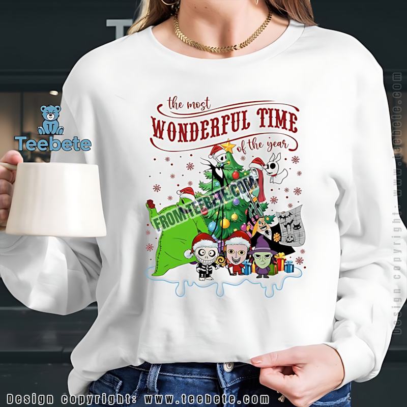 Nightmare Before Christmas Wonderful Time Of The Year Long Sleeve Nightmare Before Christmas Wonderful Time Of The Year Long Sleeve