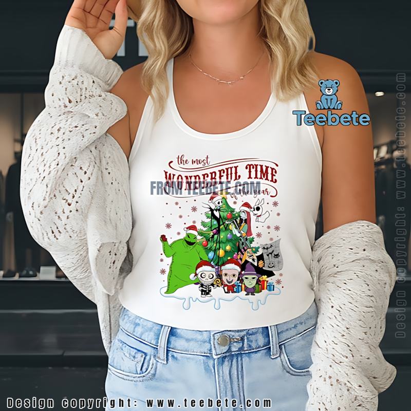 Nightmare Before Christmas Wonderful Time Of The Year Tanktop Nightmare Before Christmas Wonderful Time Of The Year Tanktop