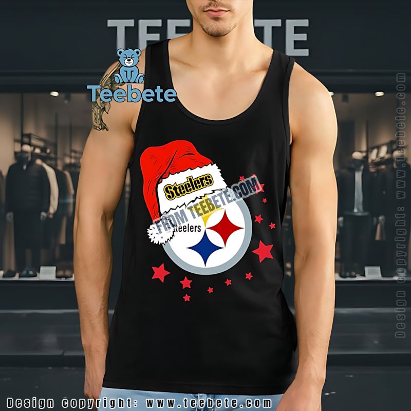 Pittsburgh STanktoplers Santa Hat Logo Christmas Casual Shirt Pittsburgh STanktoplers Santa Hat Logo Christmas Casual Shirt