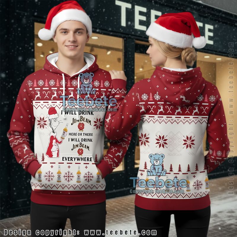 Sam I Am Dr Seuss Christmas Ugly Christmas 3D Hoodie Red Winter Gift