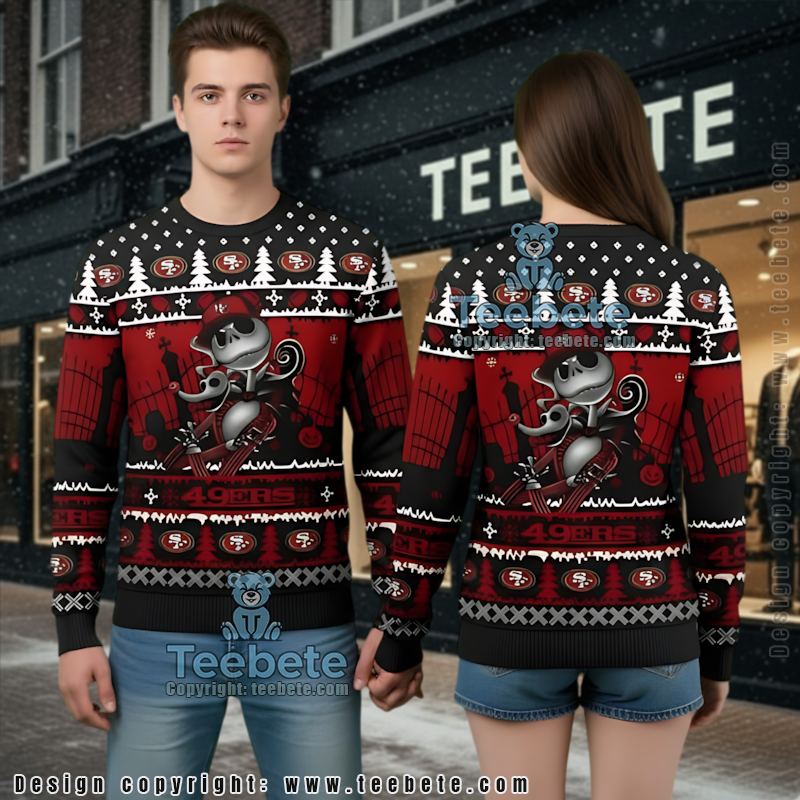 San Francisco 49Ers Grinch Hug Ugly Sweater Christmas Party Red