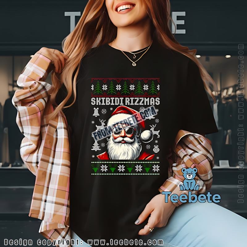 Rock And Roll Skeleton Christmas Shirt Look At Me All Festive And Shit