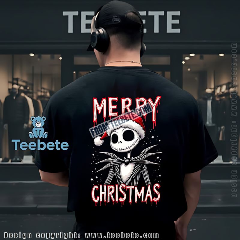 Spooky Jack Skellington Christmas Shirt Nightmare Before Christmas