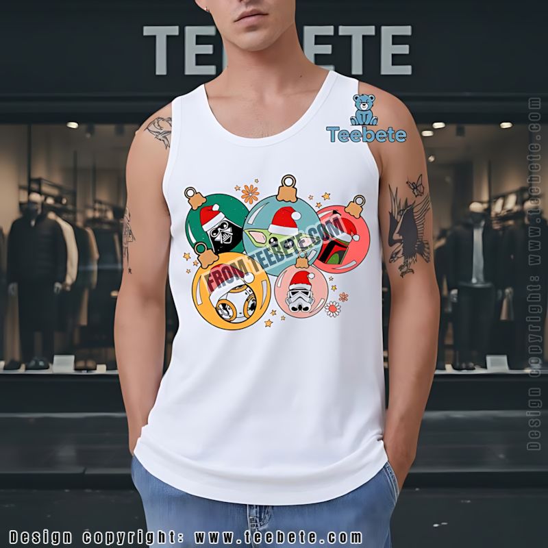 Star Wars Christmas Ornaments Tanktop Star Wars Christmas Ornaments Tanktop