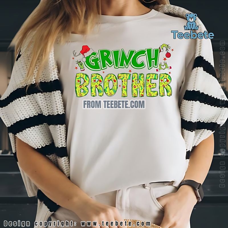 The Grinch Brother Christmas Shirt Men Women