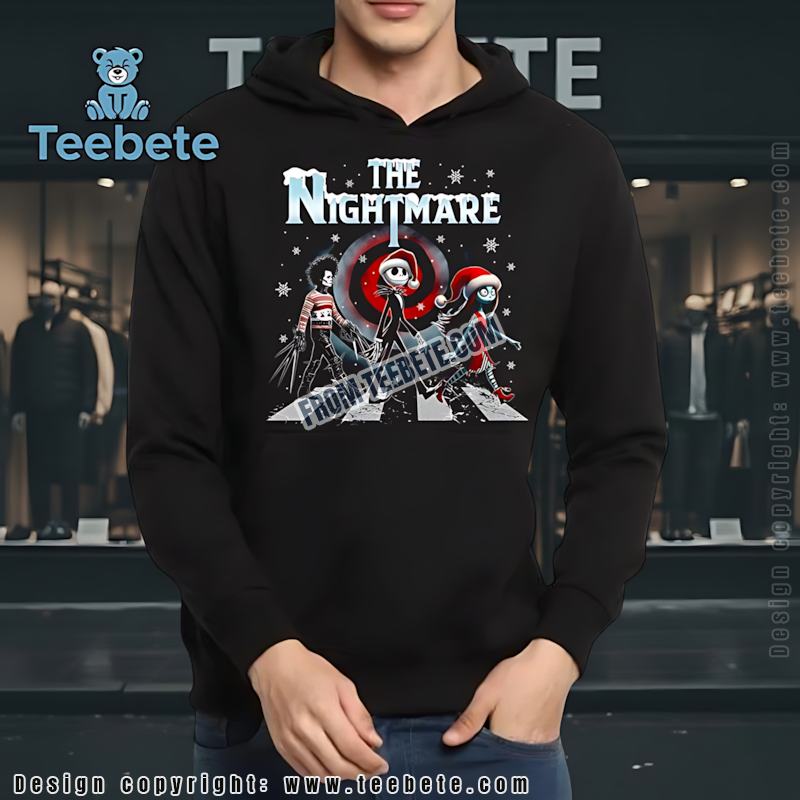 The Nightmare Before Christmas Abbey Road Parody Hoodie The Nightmare Before Christmas Abbey Road Parody Hoodie