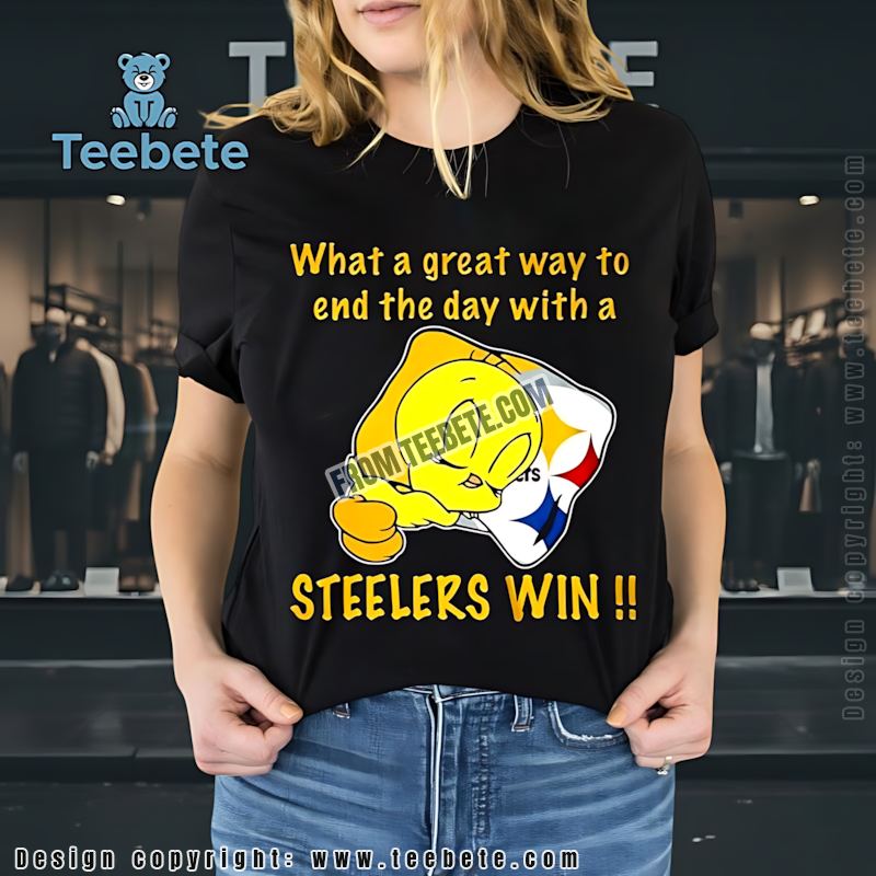 Tweety Bird Steelers Shirt Looney Tunes Pittsburgh Gift