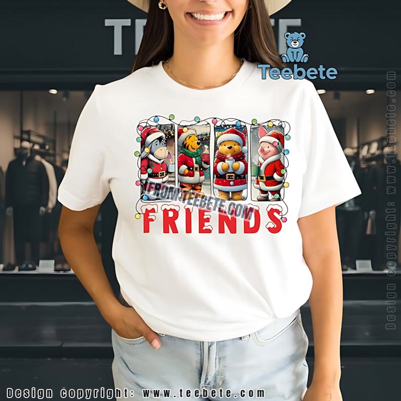 Winnie The Pooh Christmas Friends Shirt Disney Christmas Matching