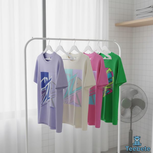 Air Drying Screen Printed Shirts