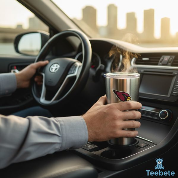 Arizona Cardinals Insulated Travel Mug Morning Commute