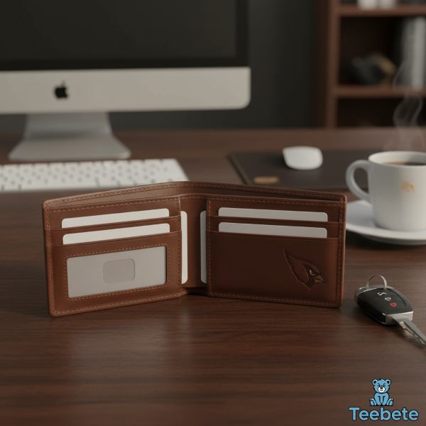 Arizona Cardinals Leather Wallet Everyday Essential
