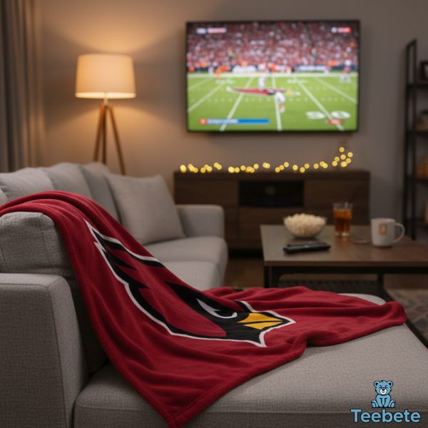 Arizona Cardinals Throw Blanket Home Relaxation