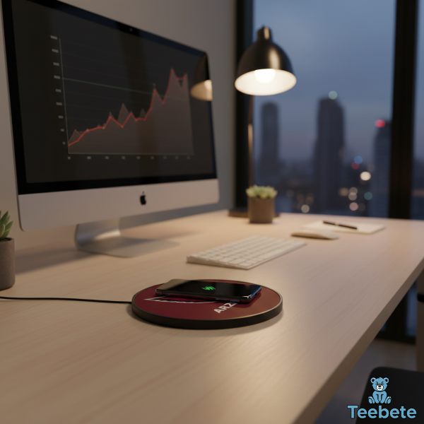 Arizona Cardinals Wireless Charging Pad Office Technology