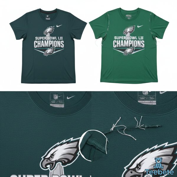 Authentic Vs Fake Eagles Super Bowl Shirts Authentic Vs Fake Eagles Super Bowl Shirts