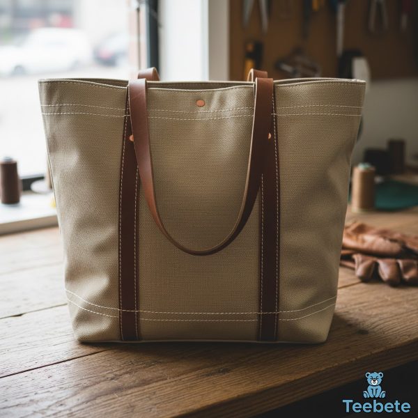 Canvas Duck Fabric Tote Bag Construction Canvas Duck Fabric Tote Bag Construction