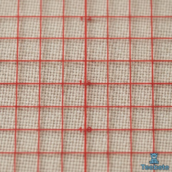 Canvas Fabric Thread Count Close Up Detail Canvas Fabric Thread Count Close Up Detail