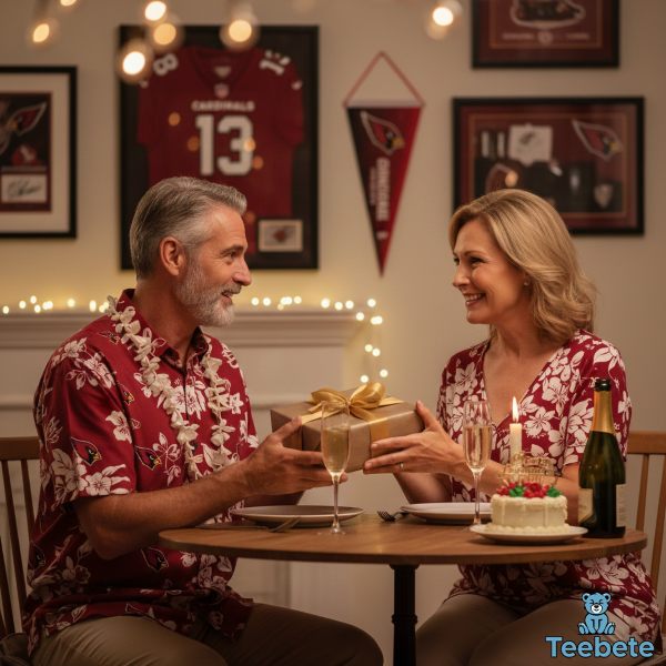 Cardinals Anniversary Gift Celebration Couple