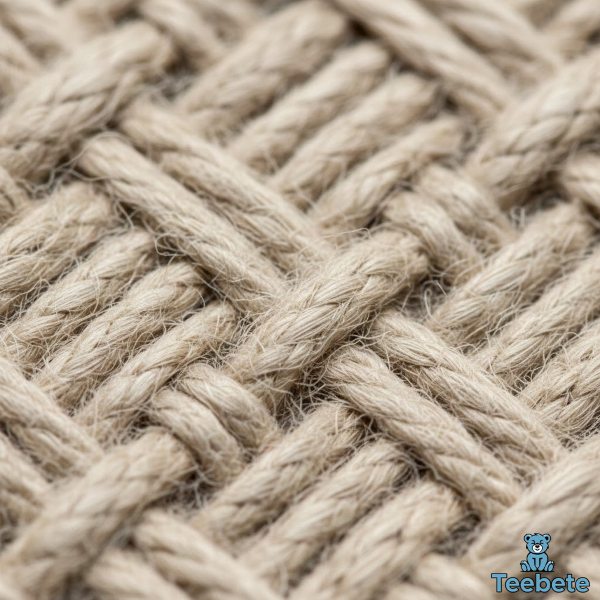 Cotton Canvas Fabric Close Up Weave Structure Natural Texture Cotton Canvas Fabric Close Up Weave Structure Natural Texture