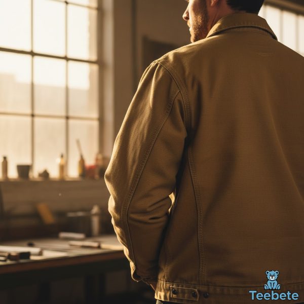 Cotton Duck Canvas Work Jacket Detail Cotton Duck Canvas Work Jacket Detail