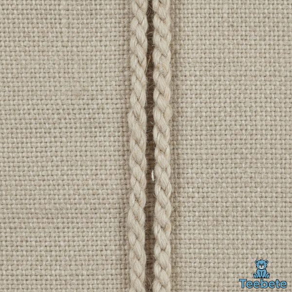 Cotton Duck Fabric Close Up Weave Pattern Cotton Duck Fabric Close Up Weave Pattern