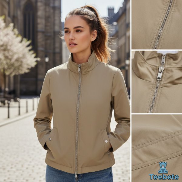 Cotton Poplin Spring Jacket Outerwear Fashion Cotton Poplin Spring Jacket Outerwear Fashion