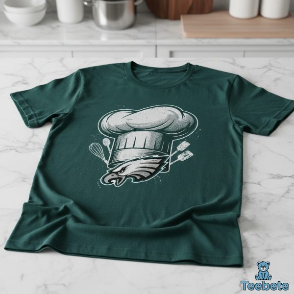 Eagles Cooking Themed T Shirt With Chef Graphics Eagles Cooking Themed T Shirt With Chef Graphics