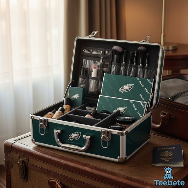 Eagles Hard Shell Travel Makeup Case