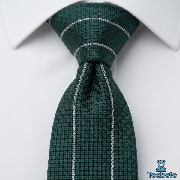 Eagles Knit Tie In Team Colors For Business Professionals