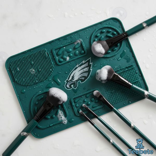 Eagles Silicone Brush Cleaning Mat Design