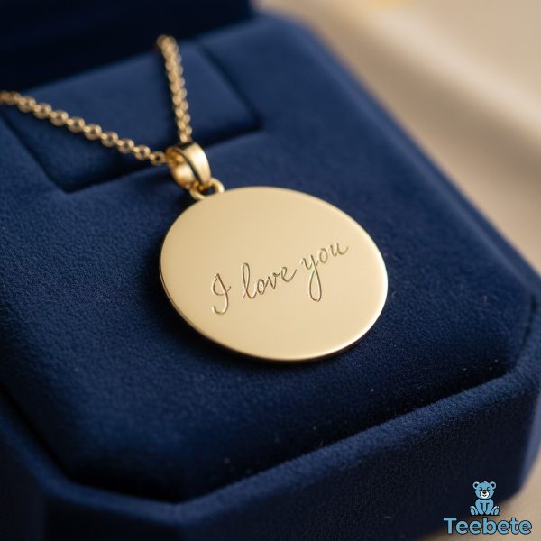 Handwriting Jewelry Custom Signature Pendant