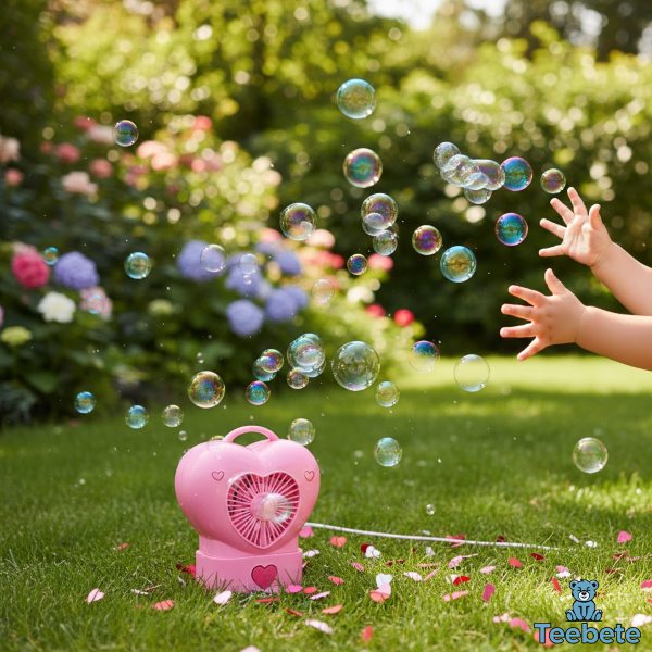 Heart Shaped Bubble Machine Valentines Gift Heart Shaped Bubble Machine Valentines Gift