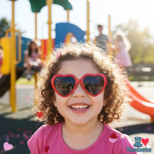 Heart Shaped Sunglasses For Preschool Kids Heart Shaped Sunglasses For Preschool Kids