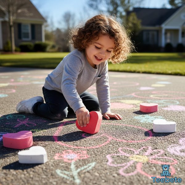 Heart Sidewalk Chalk For Outdoor Art Heart Sidewalk Chalk For Outdoor Art